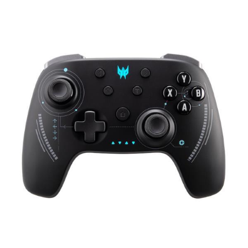 Acer Predator PGR300 - Retail Pack - gamepad - 16 pulsanti - senza fili - 2.4 GHz/Bluetooth - nero - per Android, PC, Nintendo Switch, iOS